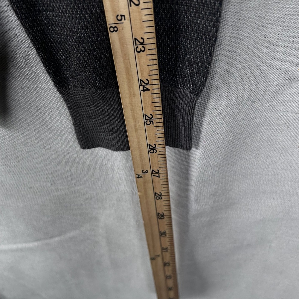 Calvin Klein Mens Merino Wool Blend‎ Crewneck Sweater Italian Grey Large - Picture 7 of 7
